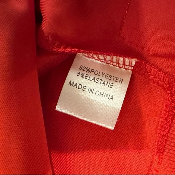 LF the Brand 80s style Red Buckle Track Short Shorts Women’s Size S/M - Picture 15 of 16